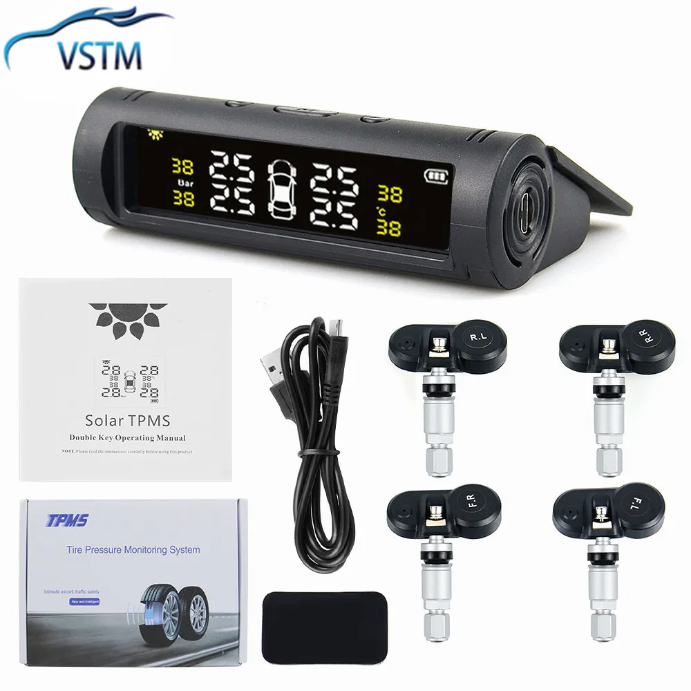Система контроля давления в шинах TPMS система с внутренним и внешним дисплеем