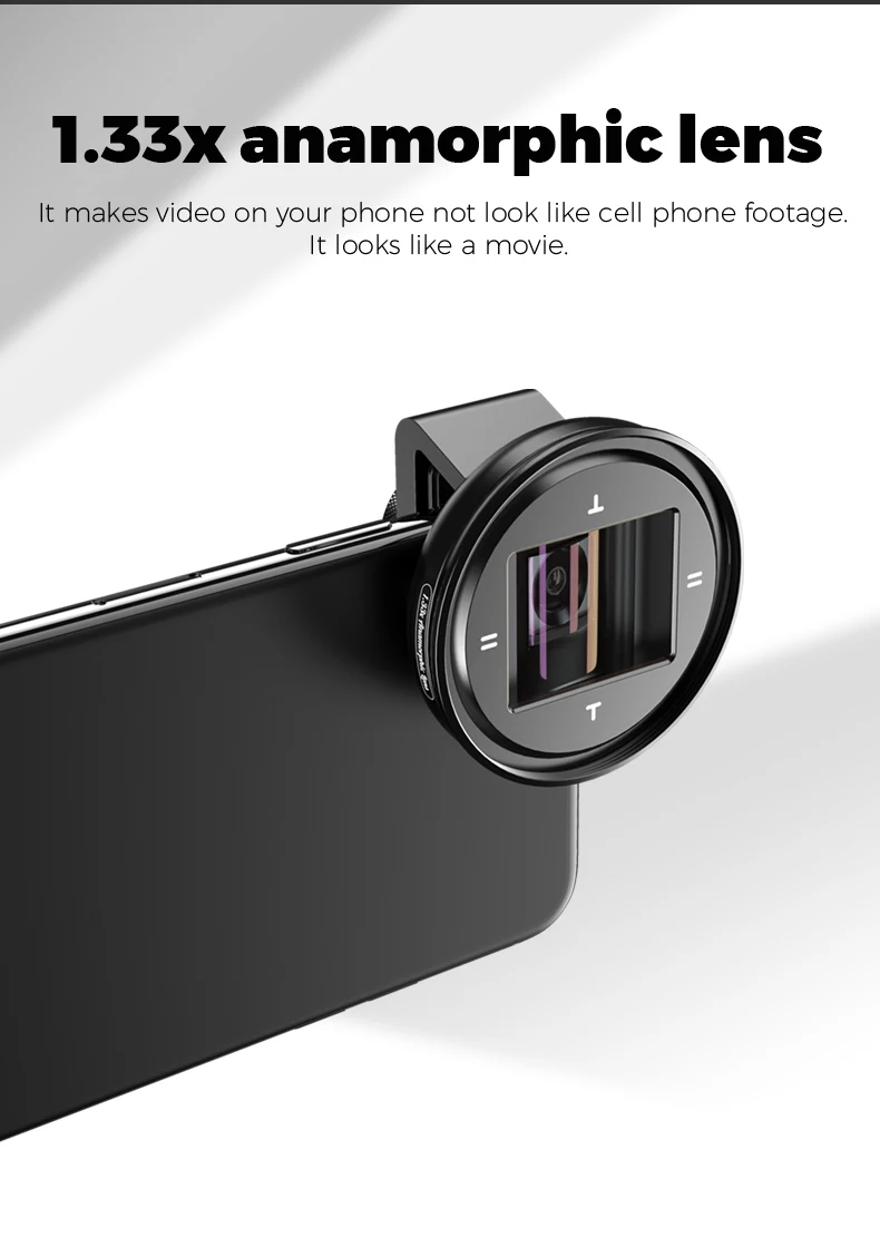 APEXEL professional 1.33x anamorphic lens HD WideScreen moive Lens 2