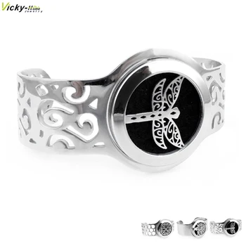

DIY Screw Diffuser Locket Bangle Aromatherapy / Essential Oils DIY Diffuser Locket Bracelet Free Pads