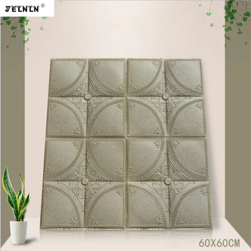 

Wallpaper self-adhesive 3d wall stickers bedroom decoration room kitchen oil-proof foam brick anti-collision wallpaper for kids