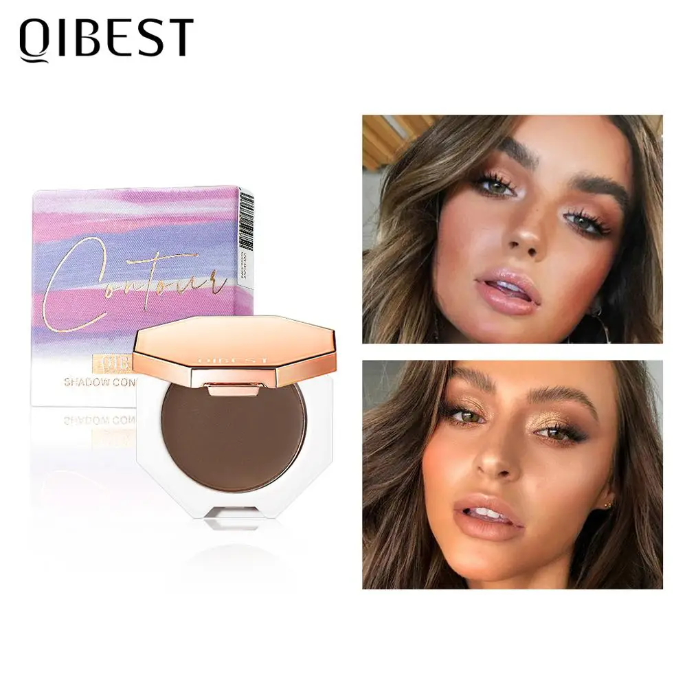 QIBEST Highlighter Bronzer Palette Makeup Glow Face Contouring