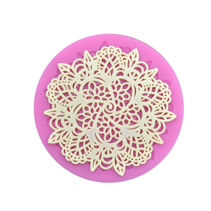 

Silicone Lace flowers Cake Mold 3D Decorating Tools DIY Baking Tools Sugar Lace Chocolate Fondant Mold Bakeware