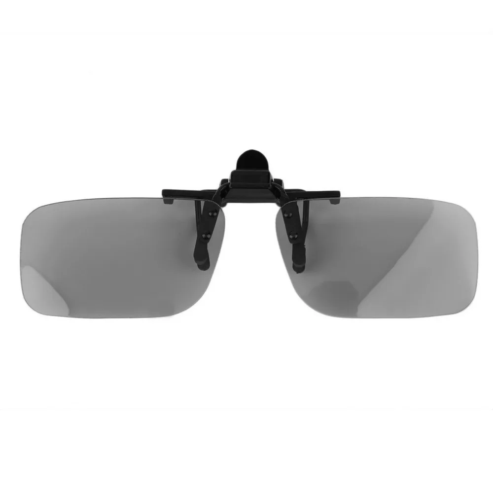 1Pcs Clip On type Passive Circular Polarized 3D Glasses Clip for 3D TV Movie Cinema Professional 3D Light Weight