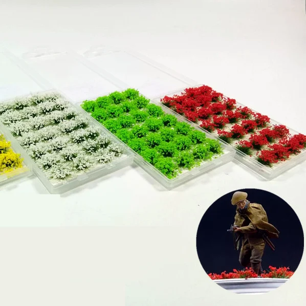 WJDG Model 28 bouquet mounting vegetation simulated grass of scene platform material petal model DIY handmade scene making 4