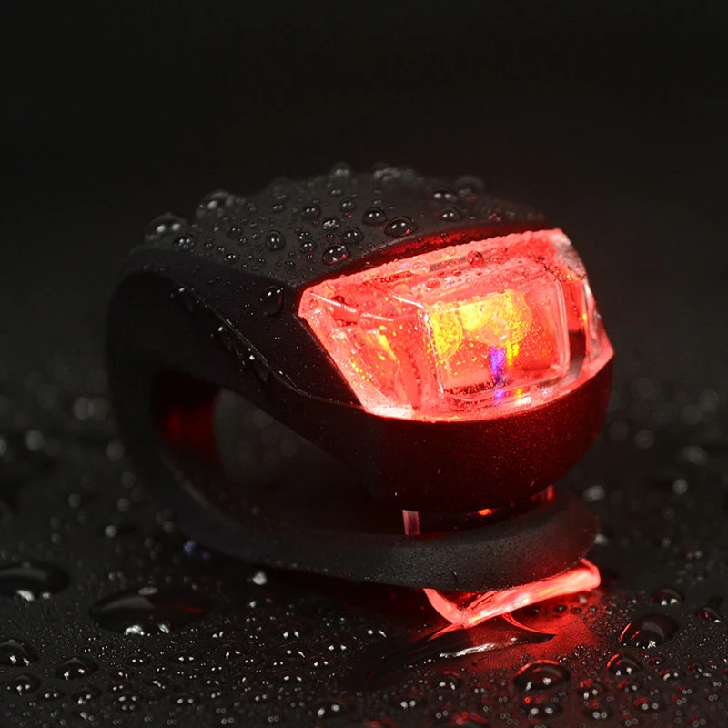 Best Waterproof Bicycle Head Light Front Rear Wheel Light LED Flash Safety Light Silicone Cycling Lamp Bike Accessories 14