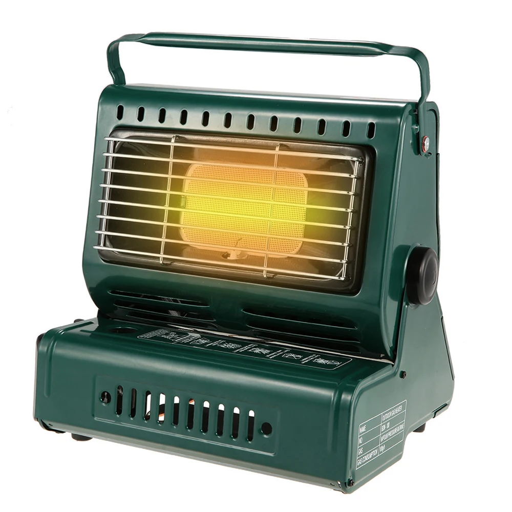 

Outdoor Heat Cooker Stainless steel Portable Outdoor Stove Camping Tent Portable Gas Heater Stove Dual Purpose Cooking Stove