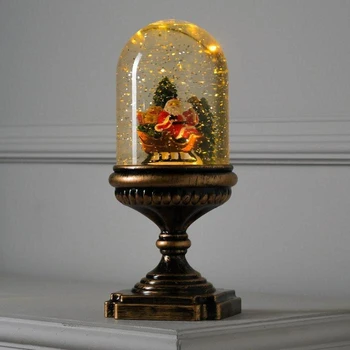 

Illuminated figure "Santa Claus in a sleigh", 11x11x27 cm, battery operated, T / WHITE 5106517