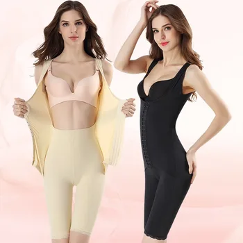 

Ultra Thin Slimming Corset One Piece Jumpsuit Women Stretch High Waist Underwear Body Shaping Waist Corset Correctie Ondergoed