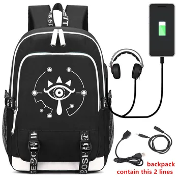 

The Legend of Zelda Backpack Laptop Capacity School Bags for Teenage Knapsack Boys Girls Travel Rucksack Daily Mochila Para