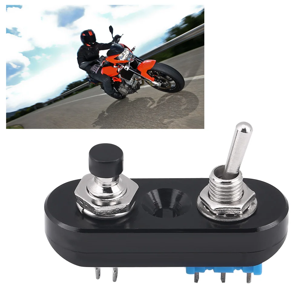 

Motorcycle Handlebar Switch Aluminum Alloy Universal Motorcycle Handle Handlebar Grip Switch Headlight Horn On/Off Dropshipping