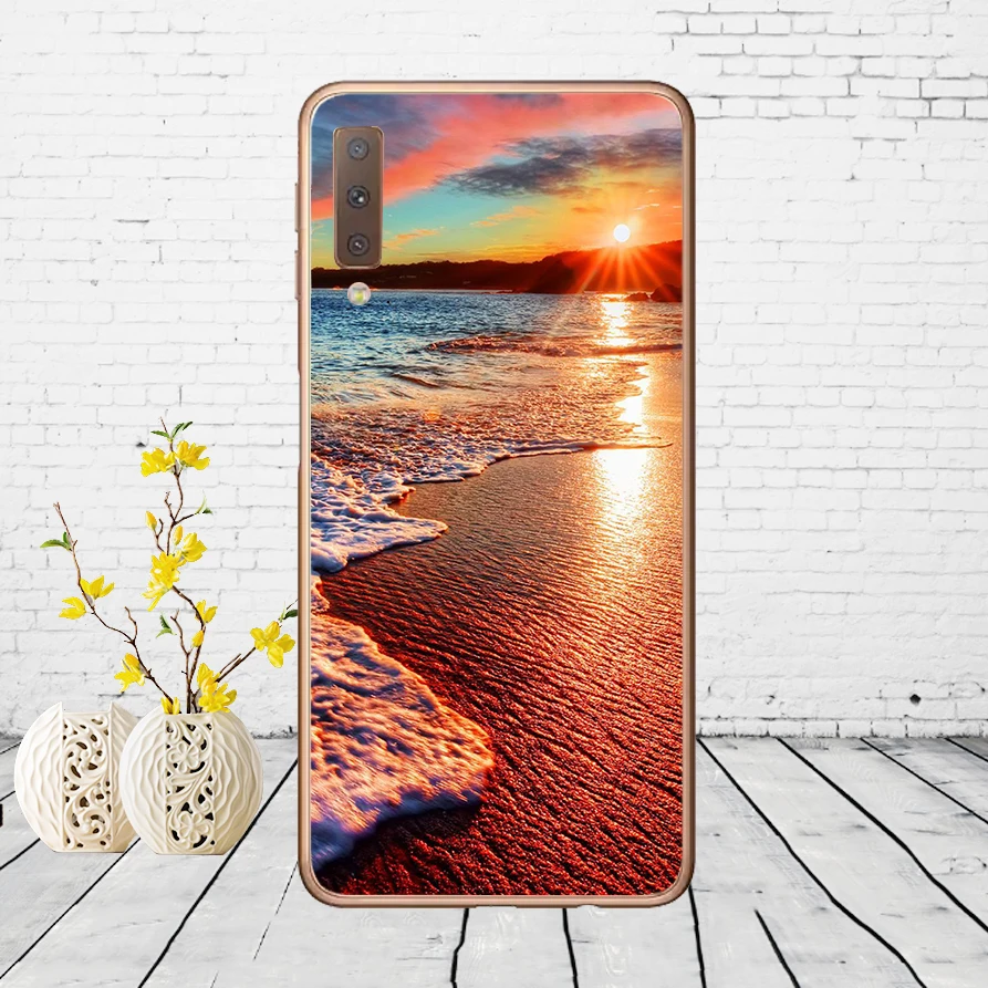 D2 Чехол для samsung Galaxy A7 силиконовый чехол для телефона с принтом чехол-накладка на заднюю крышку для samsung A7 A750 A750F 6,0 дюймов - Цвет: D2