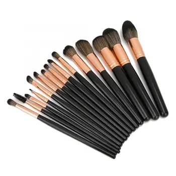 

15Pcs Professional Makeup Brush Set Portable Soft Cosmetic Brushes Kit Makeup Tool Black Makeup Accessories