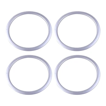 

4pcs Interior Door Sound Speaker Cover Trim Ring Sticker Fit For Nissan Qashqai J11 2014-2018