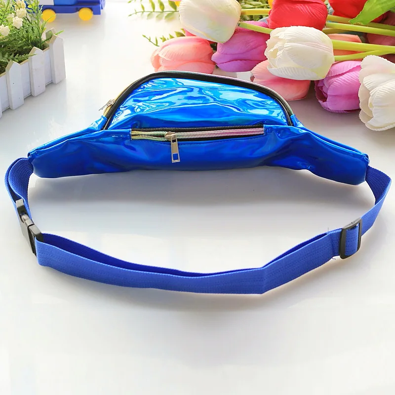 Stable New Style Laser Three Pull Shoulder Bag Fashion Outdoor Sports Chest Bag Wallet