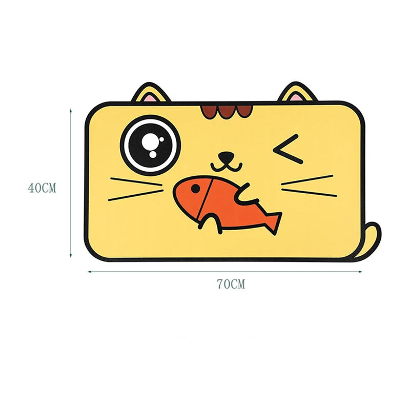 700*400 мм милый мультяшный животный узор Коврик для мыши pu кожаный коврик для мыши офисный коврик для мыши домашний компьютер нескользящий Настольный коврик для учебы ПК