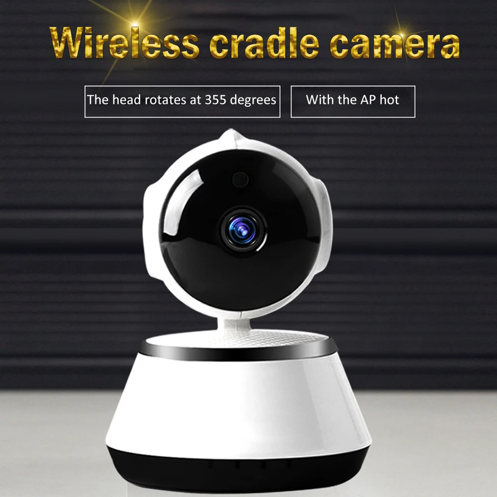 

V380 HD 720P Wireless Wifi Smart IP Camera Video Surveillance Indoor Surveillance Camera for Office Home Security Anti-theft