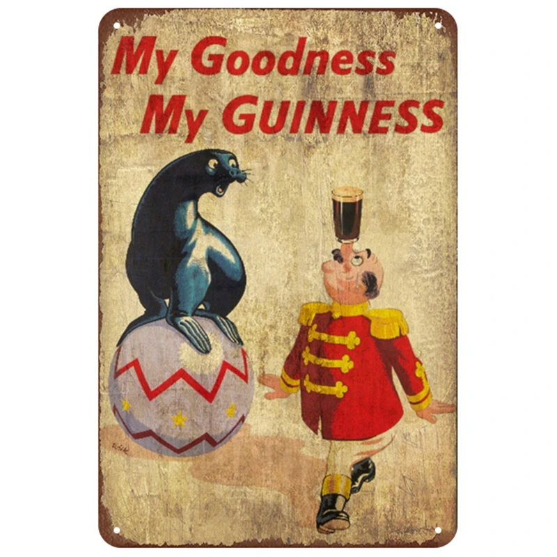 Guinness табличка, металлическая винтажная жестяная вывеска, булавка, потертый шик, Декор, винтажные металлические знаки, украшение для бара, металлический плакат для паба, металлическая пластина