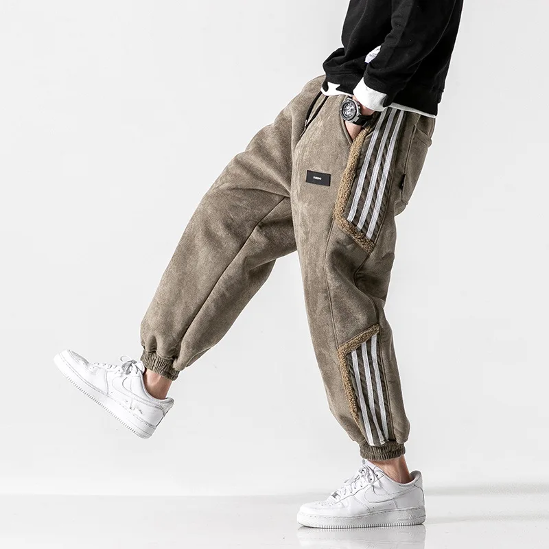 

Northern Boundary Men'S Wear Shu 2019 Winter New Style Green Composite Fabric Pants