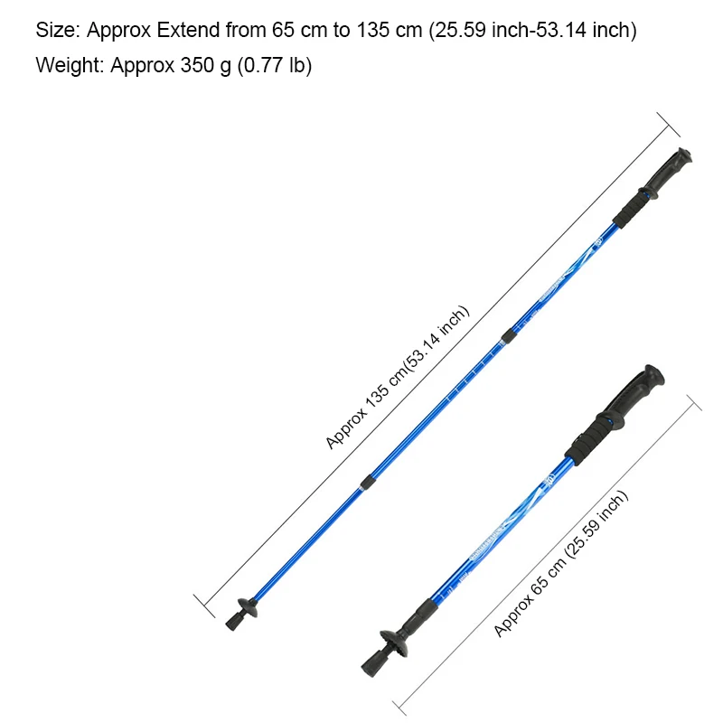 2 шт./лот, анти-шок, палки для скандинавских прогулок, ультра-светильник, трости для пеших прогулок, телескопические треккинговые палки, резиновые наконечники