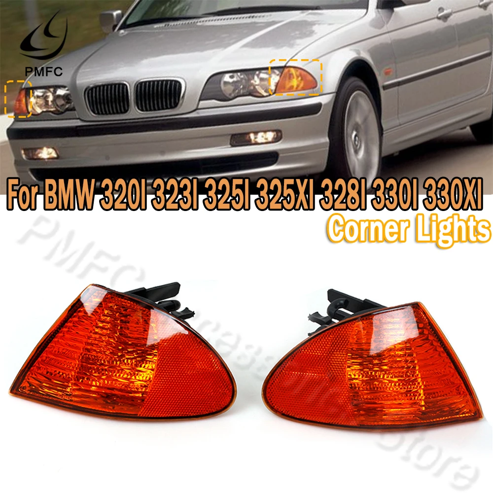 Pmfc Car Corner Marker Lights Lenses Turn Signal Lamp Parking Signal