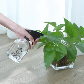 Günstige 500ml Leere Spray Flasche Kunststoff Bewässerung Der Blumen Wasser Spray Für Salon Pflanzen Wasser Spray Flasche Sprayer Desinfektion
