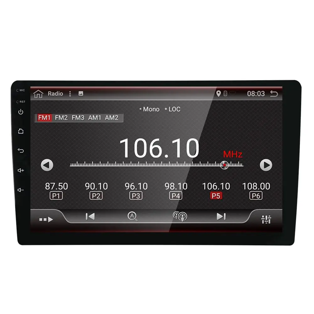 YUEHOO 10,1 дюймов Android 9,0 автомобильный стерео радио 8 ядер 4+ 32G 2 DIN MP5 плеер 4G wifi bluetooth FM AM RDS радио gps навигация