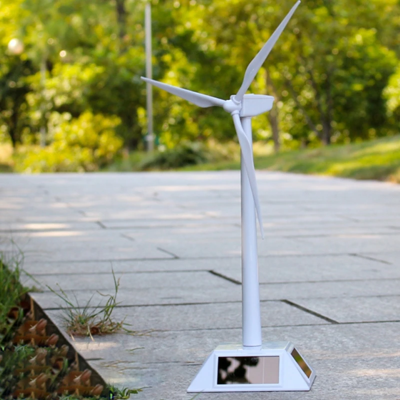 Mini Molino De Viento Solar Risegun – Juguete Educativo De Energía Solar – Decoración De Escritorio – Regalo Para Niños