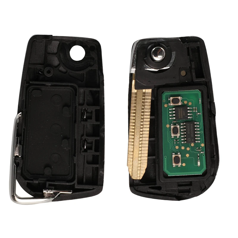 Keyforkess 2/3 Pulsanti di Controllo 315Mhz Chiave con il Circuito Integrato Per Toyota Corolla RAV4 Camry CROWN Reiz Toy43 TOY48 Modificato di Vibrazione chiave a distanza - H4a29277fa90b4dc99f8973cd1b8bd625z
