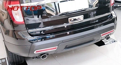 ABS хром задний противотуманный фонарь Крышка лампы отделка 2 шт для Ford Explorer 2011 2012 2013