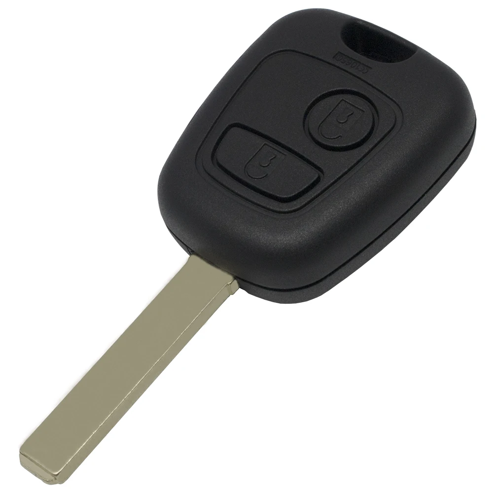 WhatsKey для peugeot партнер 206 106 107 207 306 307 407 ключа оболочки NE73 сменная лопасть 2 кнопки чехол для дистанционного ключа от машины крышка