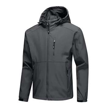 

Men Sport Zip Jackets Coat Casual Tops Softshell Outwear Waterproof for Outdoor EDF88