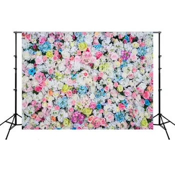 

1pc Photography Backdrop 10 Colors Portable 3D Floral Print Collapsible Photography Backdrop Background For Shooting