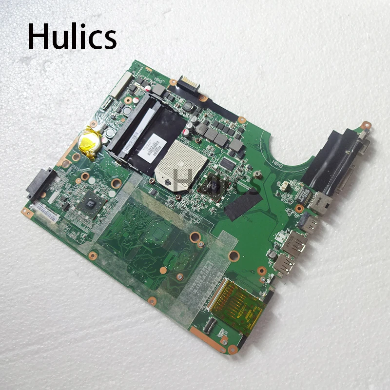 Hulics оригинальная материнская плата ноутбука для hp Pavilion DV7 DV7-3000 574679-001 DA0UT1MB6E1 DDR2 cpu& радиатор и вентилятор