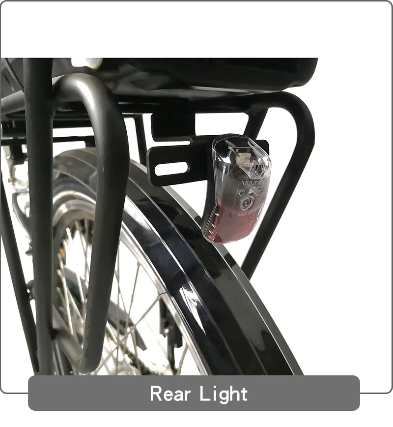 Okfeet Электрический велосипед 36 В/48 В светодиодный Ebike светильник 150LM флэш-светильник для комплект для переоборудования электрического велосипеда QD139