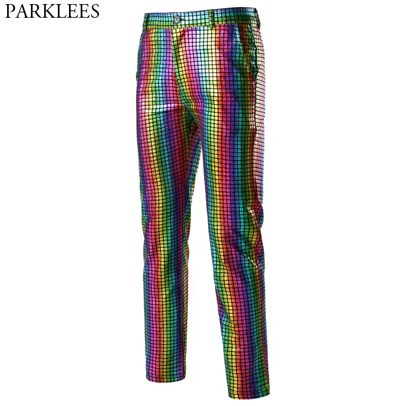 calça punk xadrez