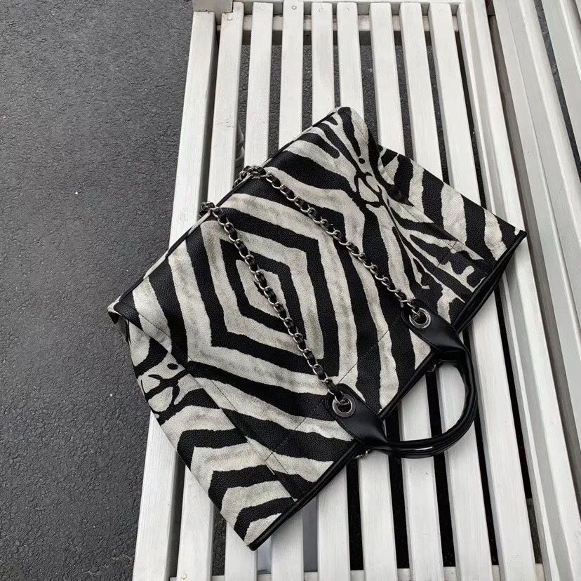 

Fashion Zebra Pattern Lady Tote Bag 2020 New Fashion Simple Striped Big Bag Ladies Hand Bags High Quality Shoulder Bag