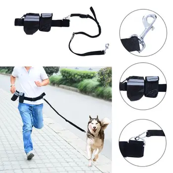 

Hands Free Shock Absorption Dog Leash Reflective Stitching Heavy Duty Supplies Ideal for Running Jogging Walking with Pet Dog