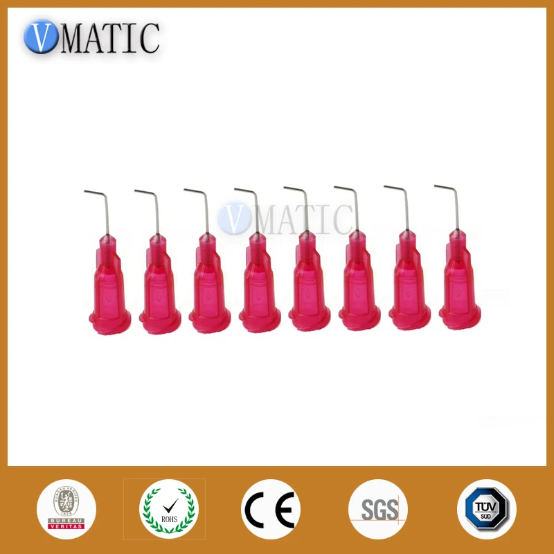 High Quality 25G Red 0.5'' Tube 90 Degree Bend Bent Luer Lock Glue Dispensing Needle Tips 1/2 Inch | Обустройство дома