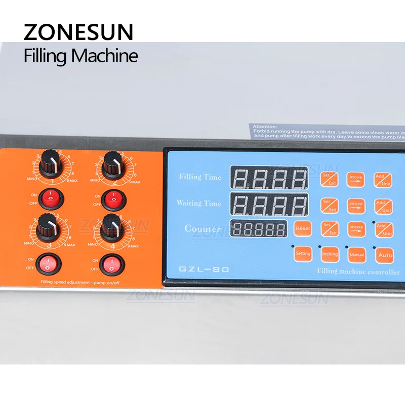 ZONESUN Электрический цифровой насос с 4 насадками жидкий парфюм вода сок эфирное