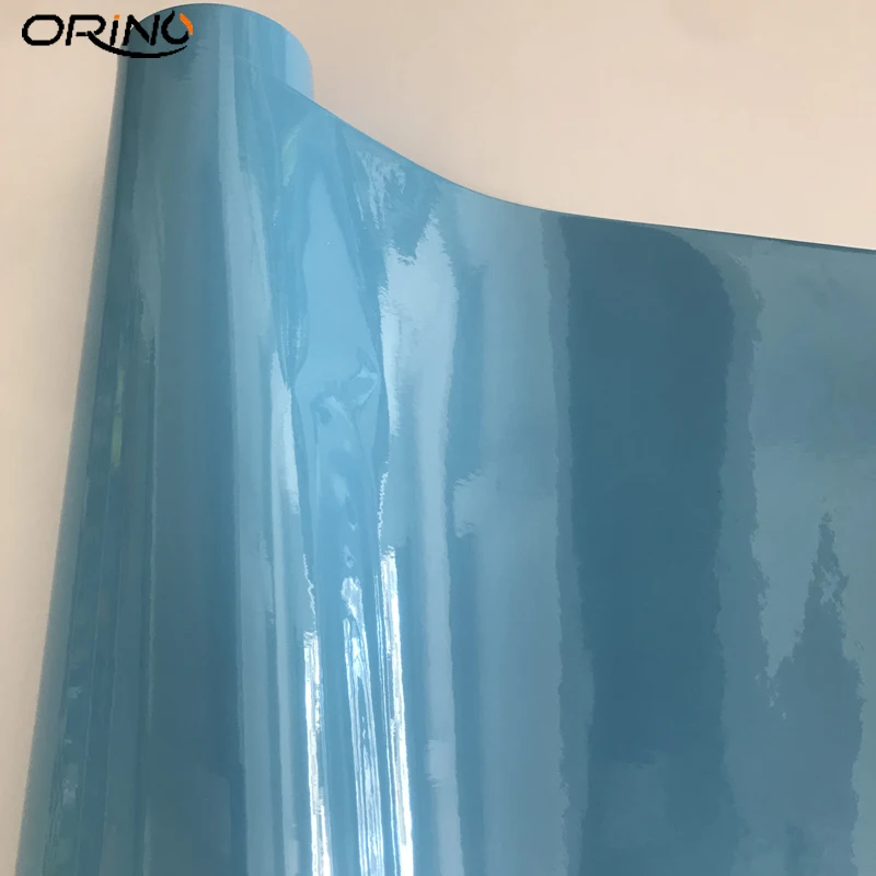 Light Blue Gloss Vinyl Wrap Sticker-2