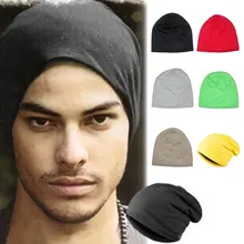 Модная шапка, шапка для мужчин и женщин, однотонная вязаная шапка, повседневная, без карнизов, хип-хоп кепка, зима/весна/лето/осень#734