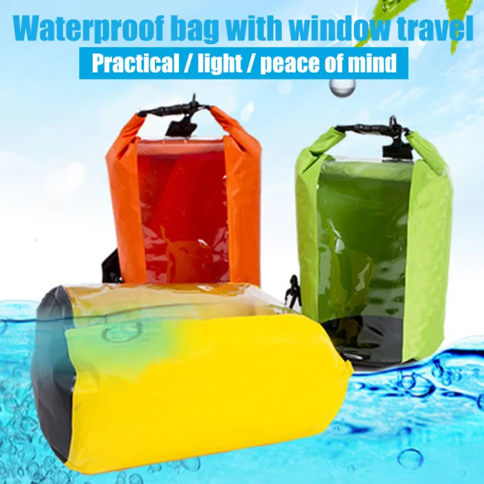8L водонепроницаемая сумка для хранения Прозрачная Сумка для одежды для походы и T8