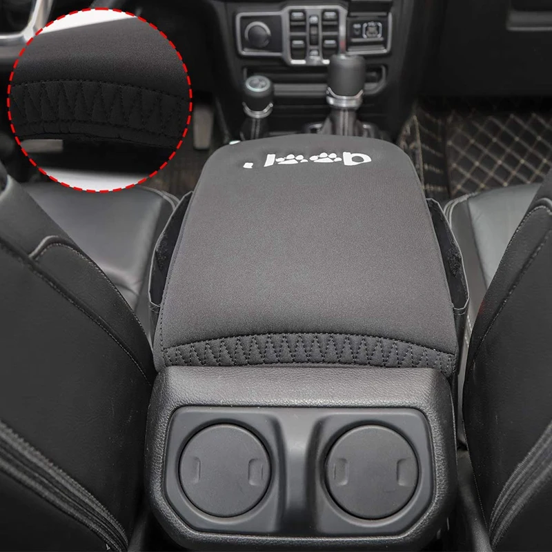 Крышка центральной консоли подлокотник с сумкой для- Jeep Wrangler Jl Jlu 2 двери и 4 двери, аксессуары для интерьера, Do