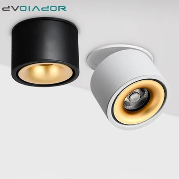

Led Downlight Recessed Spot Led Lighting 7W 12W Angle Adjustable COB Chip Living Room Bedroom Office Kitchen Ceiling Lamp
