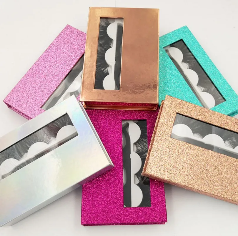 

1box 3pcs 5D mink lashes with Twitter 100% hand made eyelashes high quality soft real mink hair curely free eye makeup