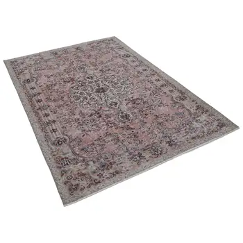 

153x220 Cm Beige Handmade English Vintage Area Rug-5x7 Ft