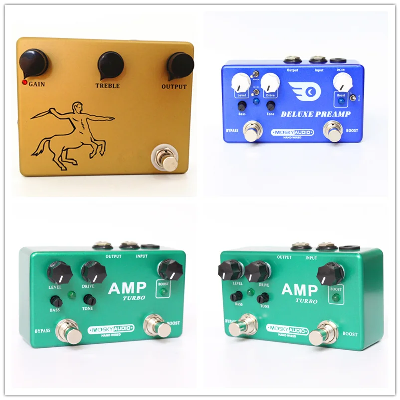 Гитарная педаль ra klon centaur гитарная AMP TUBE / DELUXE предусилитель для гитары с эффектами