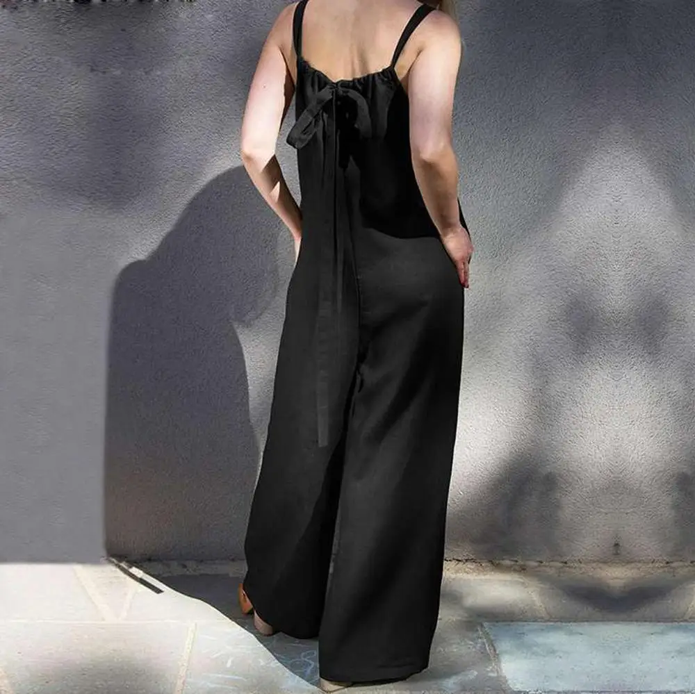 Женские комбинезоны, комбинезоны, новинка, 5xl, плюс размер, женские, летние, без рукавов, свободные, широкие, комбинезон ромпер комбинезон А4
