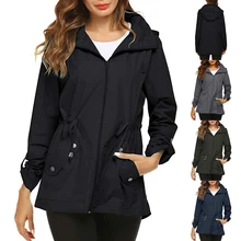 Vertvie, Женская легкая куртка от дождя, Спортивная, для улицы, водонепроницаемая, с капюшоном, дождевик, для фитнеса, ветрозащитная, для бега, куртки, Новинка