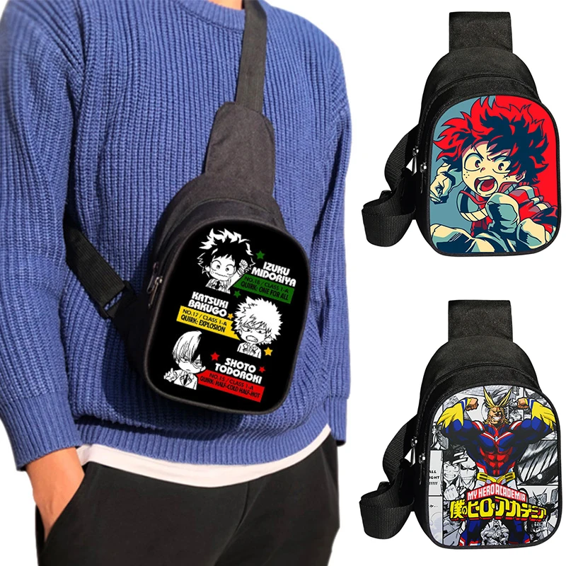 

Anime My Hero Academia Crossbody Bag Himiko Toga Dabi Shoulder Bag Harajuku style Messenger bags Girl Travel Chest Bag